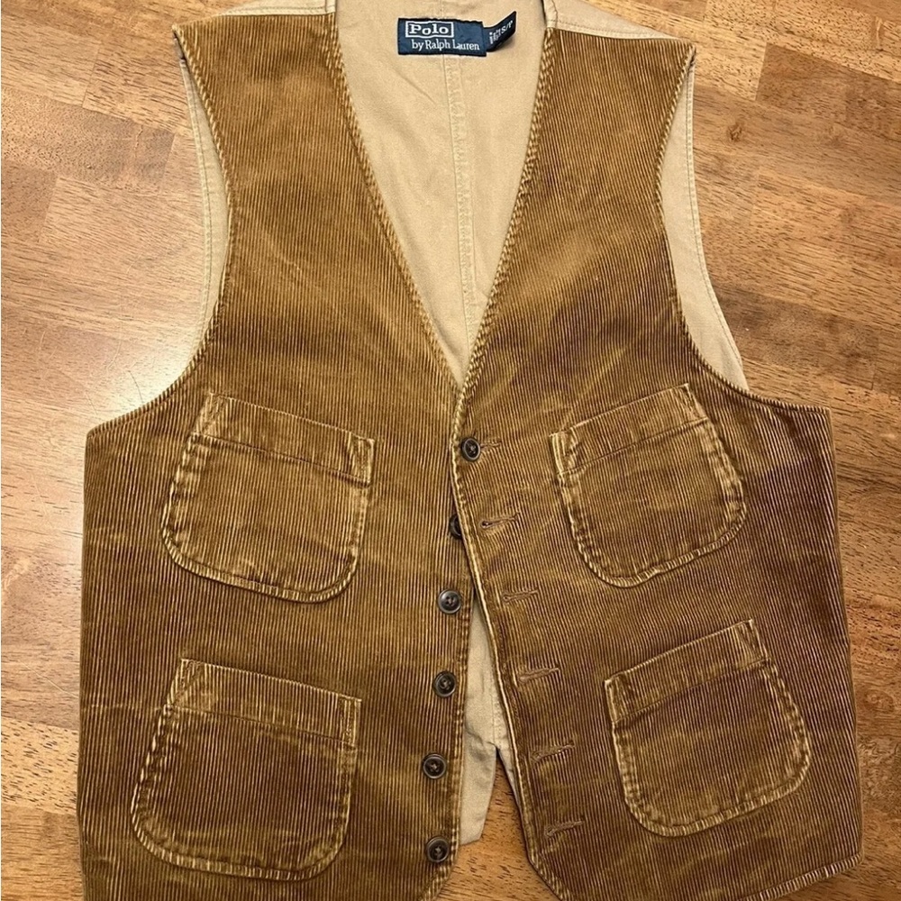 Polo Ralph Lauren Corduroy Vest Men Small